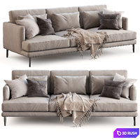 Bonaldo Sofa Paraiso 3D Model Corona