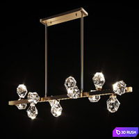 Lampatron | CRISTEL L Chandelier 3D Model Corona