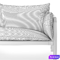 Umomoku Garden Sofa 3D Model Vray, Corona