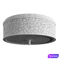 Kelly Wearstler Liaison Medium Flush Mount 3D Model Vray, Corona