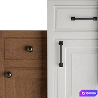 Cabinet Door Set 04 3D Model Vray, Corona