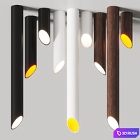 Vibia 45 Ceiling Lamps 3D Model Vray, Corona
