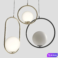 Lampatron Hoop B 3D Model Vray, Corona