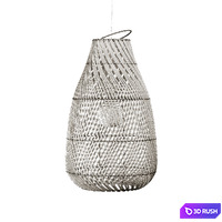 Tylway lamp, rattan 3D Model Vray, Corona