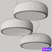 Flos Smithfield S Pendant Lamps 3D Model Vray, Corona
