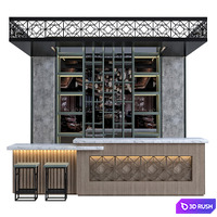 Restaurant Bar 1.4 3D Model Corona