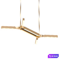 Pris minor chandelier 3D Model Vray
