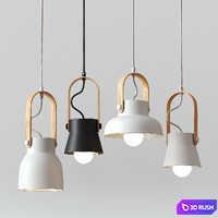 Skandi Minimalist Pendant Light 3D Model