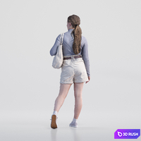Zoe 1614 3D Model Vray, Corona