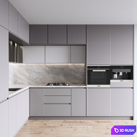 Kitchen 045 3D Model Vray, Corona