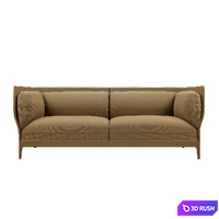 Monica Forster Poltrona Frau Alone Sofa Cloth 3D Model Corona