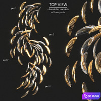Lasvit chandelier 3D Model Vray