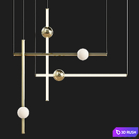 WAND 3D Model Vray, Corona