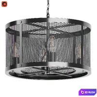Chandelier Loft Designe C 3D Model Corona