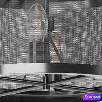 Chandelier Loft Designe C 3D Model Corona