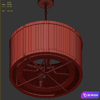Chandelier Loft Designe C 3D Model Corona