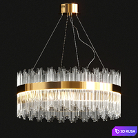 Collection Luminaire crystal chandelier 3D Model Vray