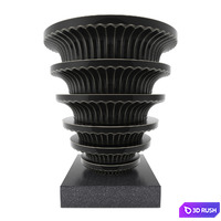 Vase pebble 3D Model Vray