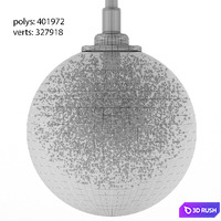 FIZI pendant 3D Model Vray, Corona