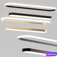 Hanging lamps 111 3D Model Vray, Corona