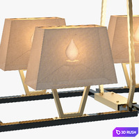 Officina Luce Trapeze 3D Model Vray