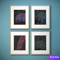 The picture in the frame: a collection 58. Map 3D Model Vray