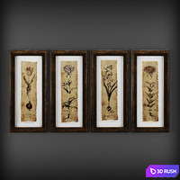 Paintings74 3D Model Vray