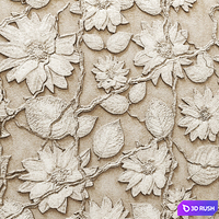 Bas-relief, Bas-relief, stucco, plaster, flowers, pattern, stucco decor, wall, linkrusta 3D Model Vray
