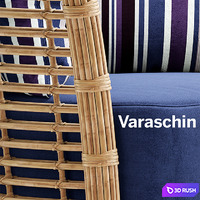 Garden furniture Varaschin Tonkino 3D Model Vray