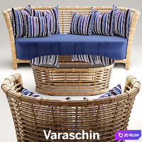 Garden furniture Varaschin Tonkino 3D Model Vray