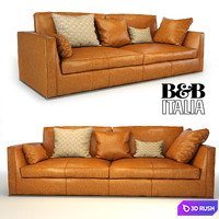 SOFA B&amp;B Italia RICHARD 3D Model Vray