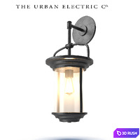 The URBAN ELECTRIC HIGHTOWER WALL 3D Model Vray