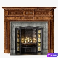 Westland Chimneypieces Victorian Stock No: 13248 3D Model Vray