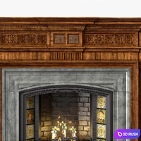 Westland Chimneypieces Victorian Stock No: 13248 3D Model Vray