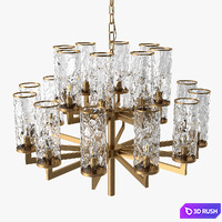 Kelly Wearstler - Liaison double tier chandelier 3D Model Vray