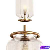 Arteriors Gillespie Pendant 3D Model Corona