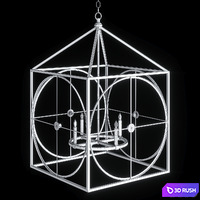 Currey &amp; Company Lighting Sagamore Lantern 3D Model Corona