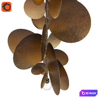 Chandelier Herve Van der Straeten 3D Model Corona