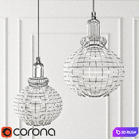 Lampex crystal lux 86897 3D Model Corona
