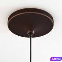 PotteryBarn paxton glass single pendants 3D Model Vray