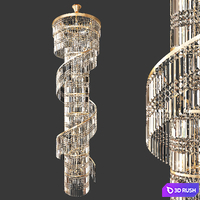 Ceiling light 117 3D Model Vray, Corona