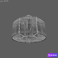 Ceiling Lamp Bernardi 3D Model Vray, Corona
