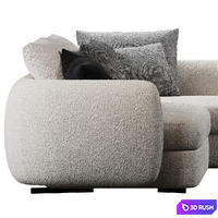 Poliform Saint Germain sofa 3D Model Corona