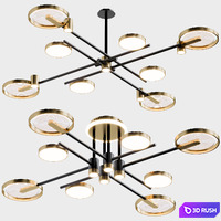 Lampatron VILTA &amp; VILTA CH pendant light 3D Model Vray, Corona