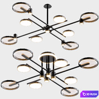 Lampatron VILTA &amp; VILTA CH pendant light 3D Model Vray, Corona