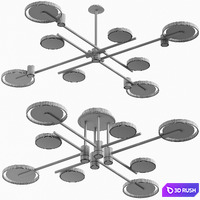 Lampatron VILTA &amp; VILTA CH pendant light 3D Model Vray, Corona