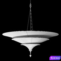 FORTUNY ICARO CHANDELIER Restoration Hardware 3D Model Vray, Corona