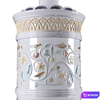 La Castellamonte Rondo stove 3D Model Corona
