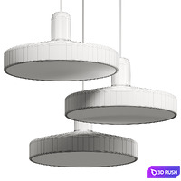 Marzais Creations Akio Pendant Lamp 3D Model Vray, Corona