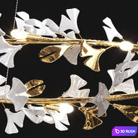 Cosmo Flower Chandelier - 60 3D Model Vray
